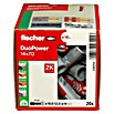 Fischer Duopower Dübelsortiment (Durchmesser Dübel: 14 mm, Länge Dübel: 70 mm, Mit Rand, Alle Baustoffe, 20 Stk.) | BAUHAUS
