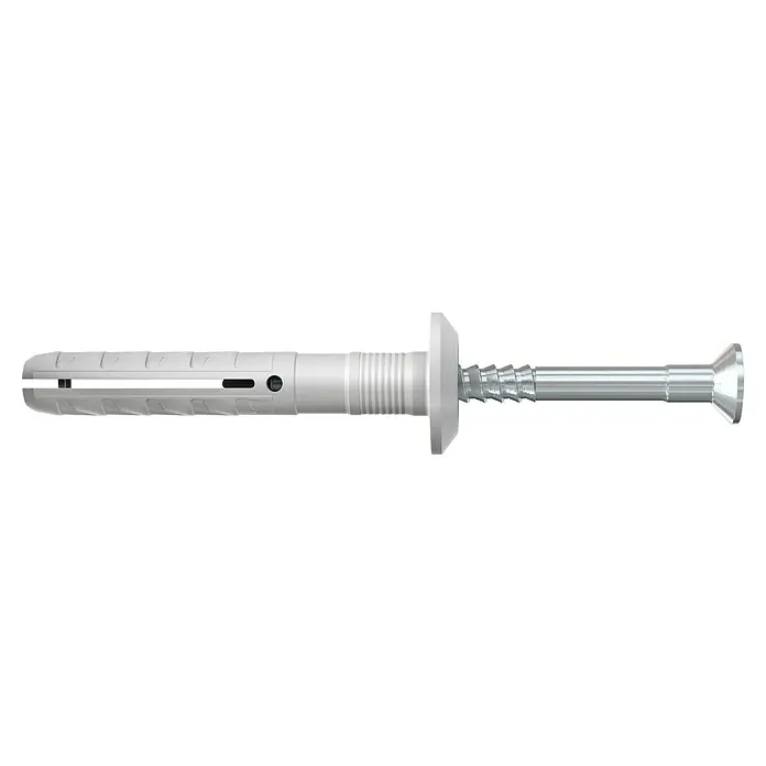 Fischer Nageldübel - Durchmesser Dübel: 6 mm, Länge Dübel: 40 mm, 7 mm, 50 Stk. - Kunststoff-Spreizdübel mit Schraube, ideal für sichere Befestigungen in verschiedenen Materialien. Robuste Konstruktion für zuverlässigen Halt.