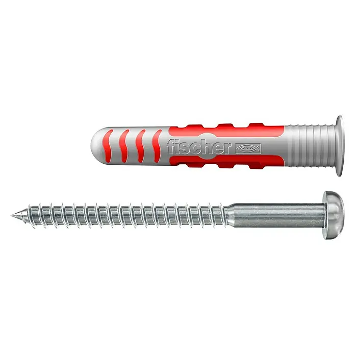 Fischer Dübel- & Schraubenbox DuoSeal - Durchmesser Dübel: 8 mm, Länge Dübel: 48 mm, 25 Stk. - Fischer Dübel und Schraube für sichere Befestigungen in verschiedenen Materialien. Ideal für Heimwerker- und Profi-Anwendungen, zuverlässiger Halt.