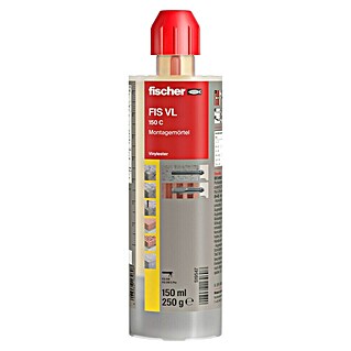 Fischer Montagemörtel 150 C (145 ml, Hellgrau)