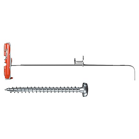 Fischer Juego de fijaciones (Diámetro taco: 10 mm, Longitud taco: 47 mm, Tornillo de cabeza alomada, 10 ud.)