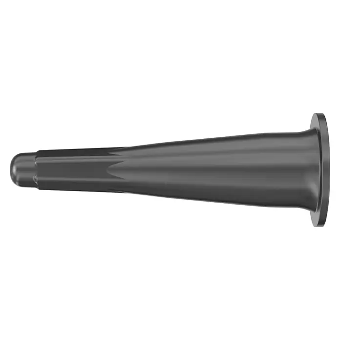 Fischer Dämmstoffdübel FID II Plus K - Ø x L: 8 x 80 mm, Kunststoff, 2 Stk. - Nahaufnahme einer grauen Düse, die sich ideal für präzise Anwendungen und feine Detailarbeiten eignet.