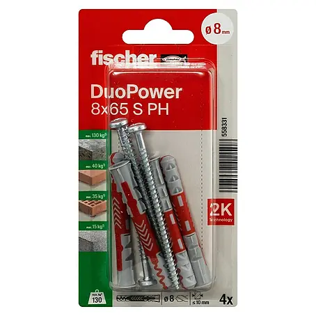 Fischer Duopower Dübel- & Schraubenbox S PH K