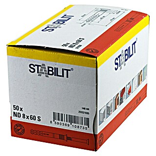 Stabilit Nageldübel BNA 8 X 60 S (Durchmesser Dübel: 8 mm, Länge Dübel: 60 mm, 50 Stk.)