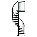 Dolle Escalera exterior Gardenspin Antracita 