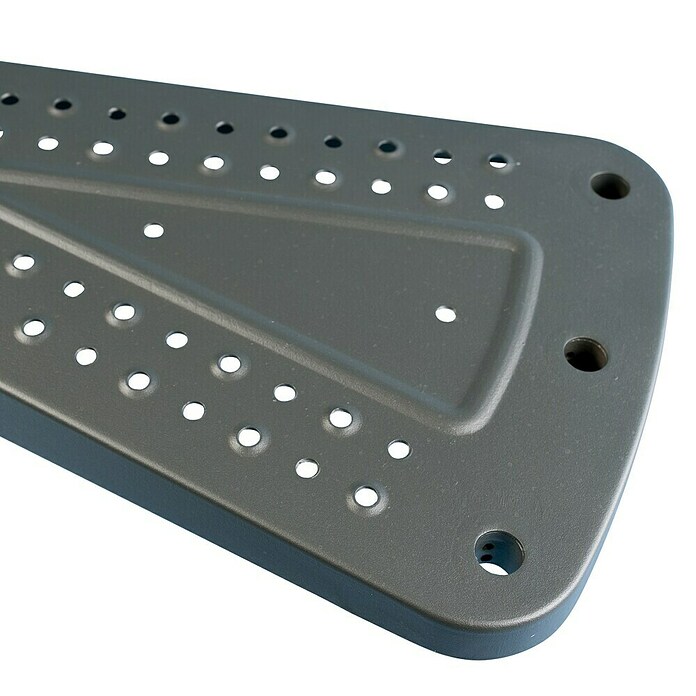 Dolle Escalera exterior Gardenspin Antracita (Diámetro: 155 cm, Altura de planta: 246 cm - 282 cm, Peldaños de chapa perforada, Gris) | BAUHAUS