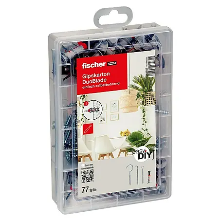 Fischer Duoblade Gipskartondübel-Set Meister-Box