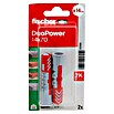Fischer Universaldübel Duopower (Durchmesser Dübel: 14 mm, Länge Dübel: 70 mm, 2 Stk., Mit Rand, Alle Baustoffe)