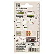 Fischer Spreizdübel-Set SX Green RH K (Durchmesser Dübel: 6 mm, Länge Dübel: 30 mm, 4 Stk., Mit Haken)