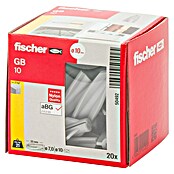 Fischer Gasbetondübel GB 10 (Durchmesser Dübel: 10 mm, Länge Dübel: 55 mm, 20 Stk.) | BAUHAUS