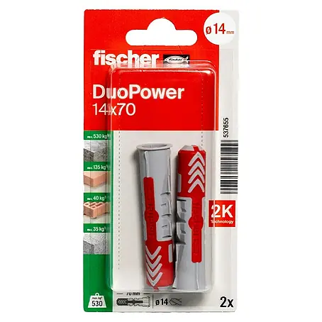 Fischer Duopower Universal-Dübel 2 K