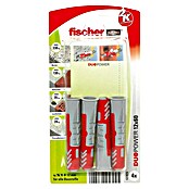 Fischer Universaldübel Duopower (Durchmesser Dübel: 12 mm, Länge Dübel: 60 mm, 4 Stk., Mit Rand, Alle Baustoffe)