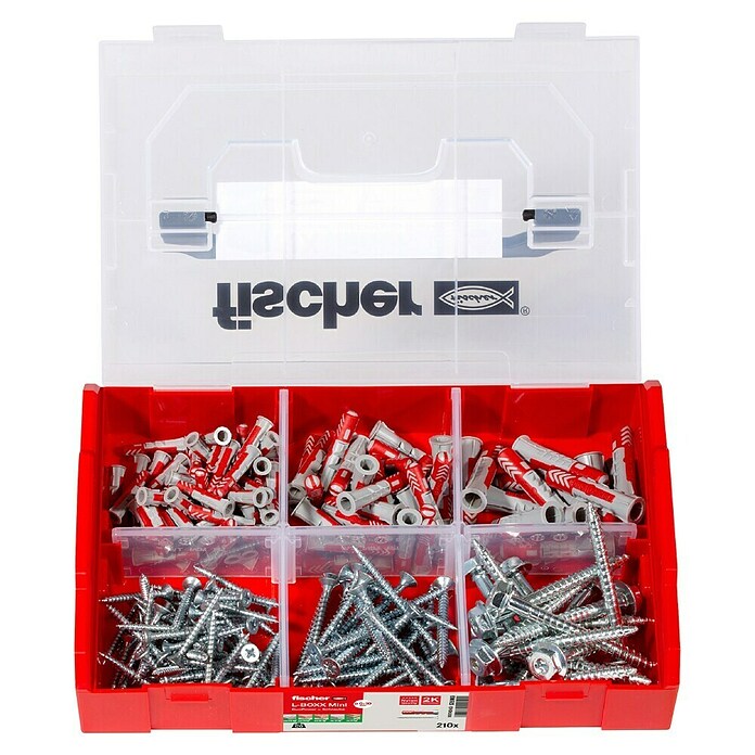 Fischer Duopower Universaldübel-Set Fixtainer mit Schrauben (210 -tlg.) | BAUHAUS