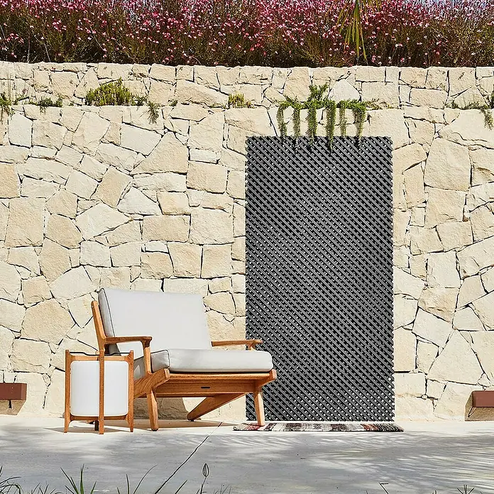 Nortene Rankgitter - 80 x 120 cm, Anthrazit, Kunststoff - Elegantes Gartenmöbel-Set mit Holzrahmen und weichen Polstern, ideal für entspannte Stunden im Freien. Stilvolles Design für Ihre Terrasse.