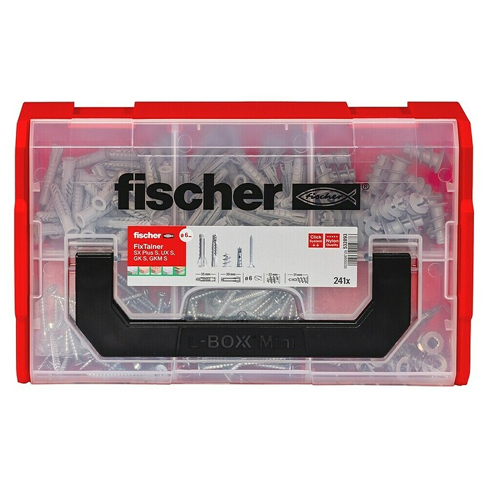 Fischer Schrauben- & Dübel-Set Hält-Alles-Box (240 Stk.) | BAUHAUS