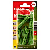 Fischer Spreizdübel SX Green K (Ø x L: 10 mm x 50 mm, Nylon, 10 Stk., Mit Rand)