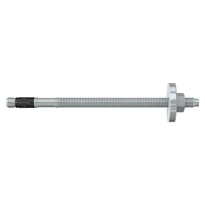 Fischer Schwerlastdübel FAZ II 16/160 HBS - M16 x 189 mm, Nutzlänge: 160 mm standard, Galvanisch verzinkt - Spreizdübel: Ein verzinkter Spreizdübel mit Gewinde, Spreizhülse und Mutter. Ideal für sichere Befestigungen in Beton und Mauerwerk.