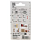 Fischer Hohlraumdübel HM 5x65 SK (Länge Dübel: 65 mm, Silber, 4 Stk.) | BAUHAUS
