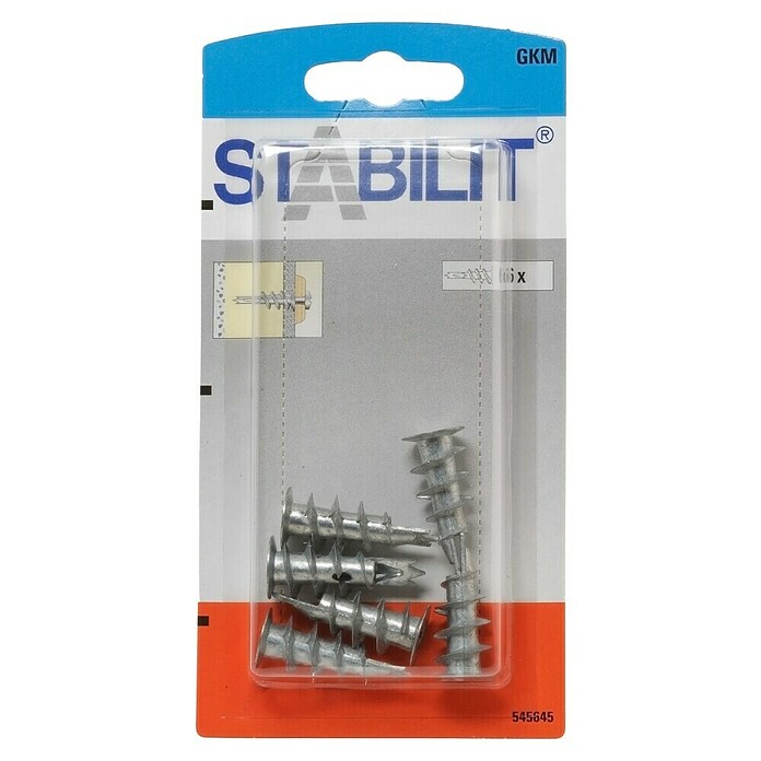 Stabilit Gipskartondübel Metall GKM K (Gesamtstückzahl: 6 Stk.) | BAUHAUS