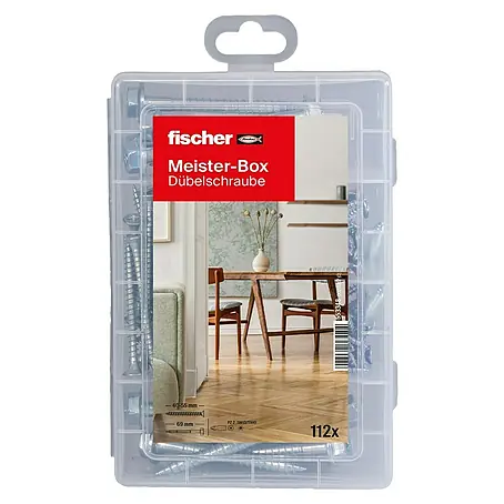 Fischer Meister-Box Schrauben-Set Dübelschrauben