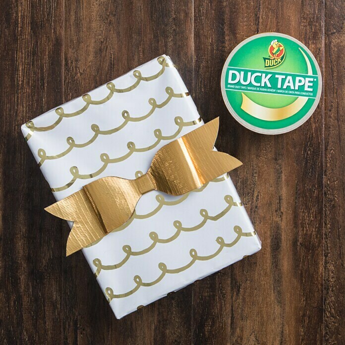 Duck Tape KreativklebebandGold, 9,1 m x 48 mm Use Shot