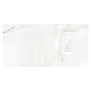 Feinsteinzeugfliese Onix Cloud (60 x 120 cm, Weiß/Grau, Glänzend)