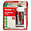 Fischer Duopower Dübelsortiment (Durchmesser Dübel: 12 mm, Länge Dübel: 60 mm, Mit Rand, Alle Baustoffe, 25 Stk.) | BAUHAUS