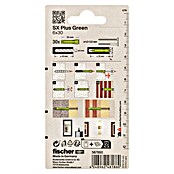 Fischer Spreizdübel SX Green K (Ø x L: 6 mm x 30 mm, Nylon, 30 Stk., Mit Rand)