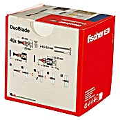 Fischer Duoblade Tiple za gips  (Duljina tiple: 44 mm, 40 Kom.) | BAUHAUS
