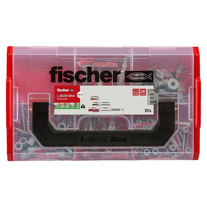 Fischer Schrauben- & Dübel-Set Duoline FIXtainer (181 -tlg.) | BAUHAUS