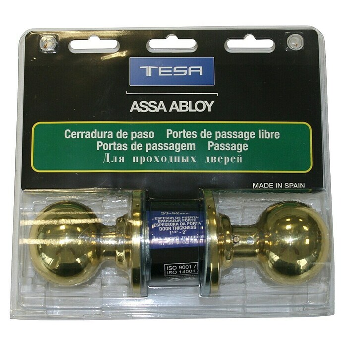 Tesa Pomo para puerta de paso 3900LP  (Acero)