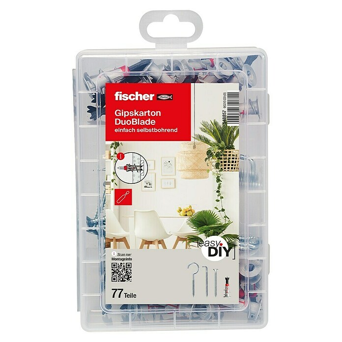 Fischer Duoblade Gipskartondübel-Set Meister-Box (77 -tlg.) | BAUHAUS