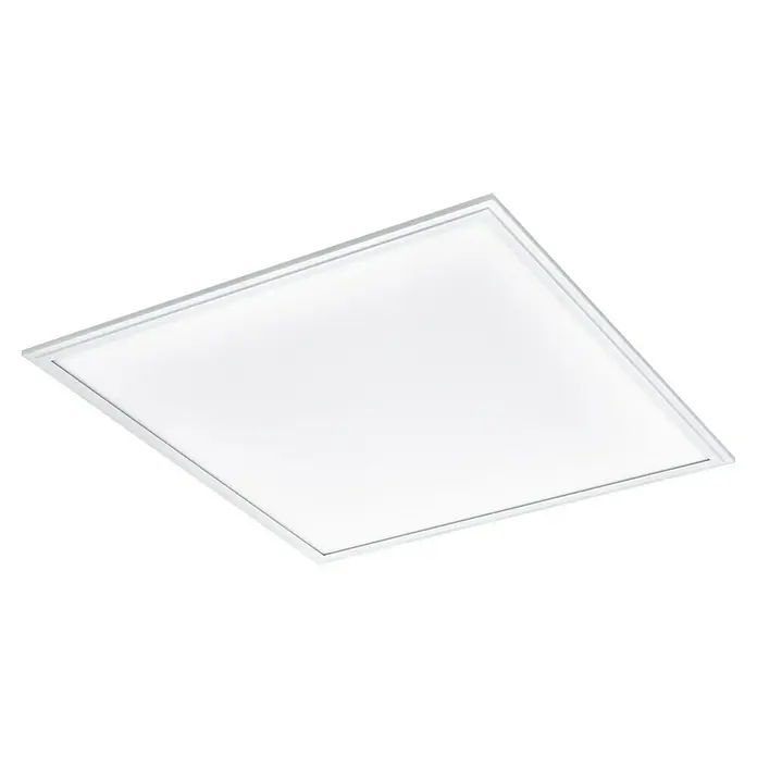 Tween Light LED-Panel RC-CCT-DIM - 36 W, L x B x H: 60 x 60 x 5 cm, Weiß, Mehrfarbig - Quadratische LED-Deckenleuchte mit schlankem, weißem Rahmen, ideal für moderne Innenräume und energieeffiziente Beleuchtung.