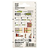 Fischer Spreizdübel SX Green K (Ø x L: 10 mm x 50 mm, Nylon, 10 Stk., Mit Rand)