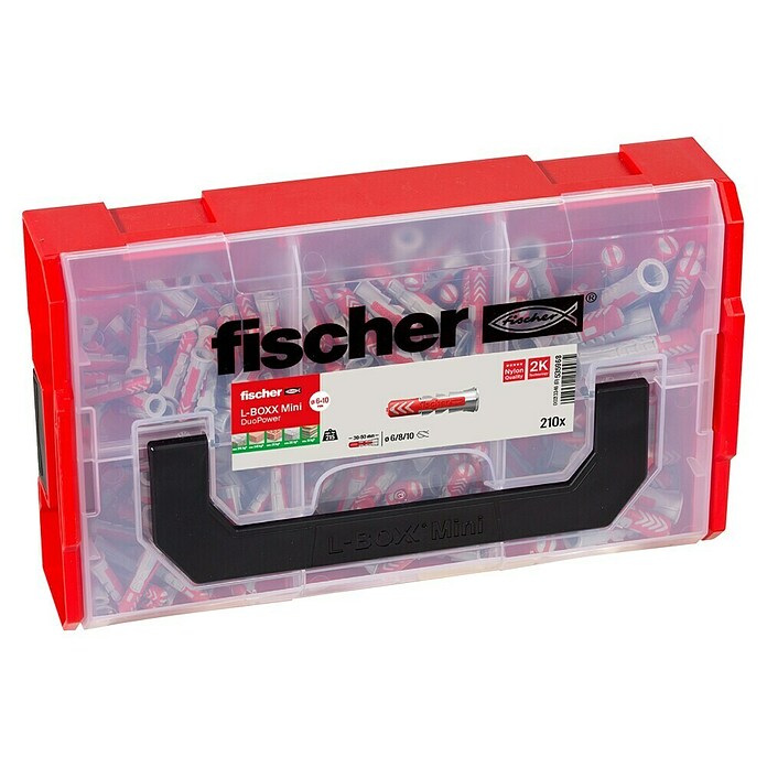 Fischer Duopower Dübelsortiment FIXtainer (210 -tlg.) | BAUHAUS