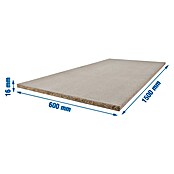 Simonrack Simonwork Spanplatte (L x B: 1 500 x 600 mm, Stärke Arbeitsplatte: 16 mm) | BAUHAUS