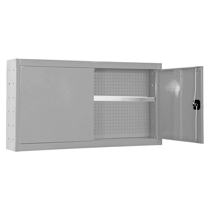 Simonrack Simonwork Armario para herramientas Cabinet Tools Shelf (L x An: 27,5 x 120 cm, Altura de trabajo: 65 cm, Gris, Completamente montado) | BAUHAUS