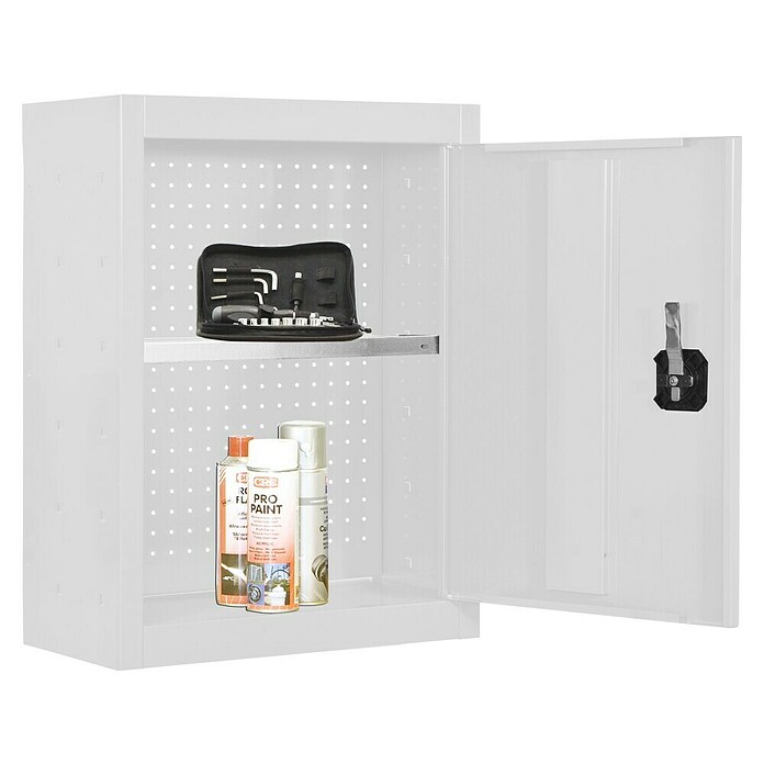 Simonrack Simonwork Armario para herramientas Cabinet Tools Shelf (L x An: 27,5 x 50 cm, Altura de trabajo: 65 cm, Blanco, Desmontado) | BAUHAUS