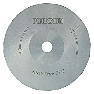Proxxon Kreissägeblatt 28730 (Durchmesser: 80 mm, Bohrung: 10 mm, Anzahl Zähne: 250 Zähne)