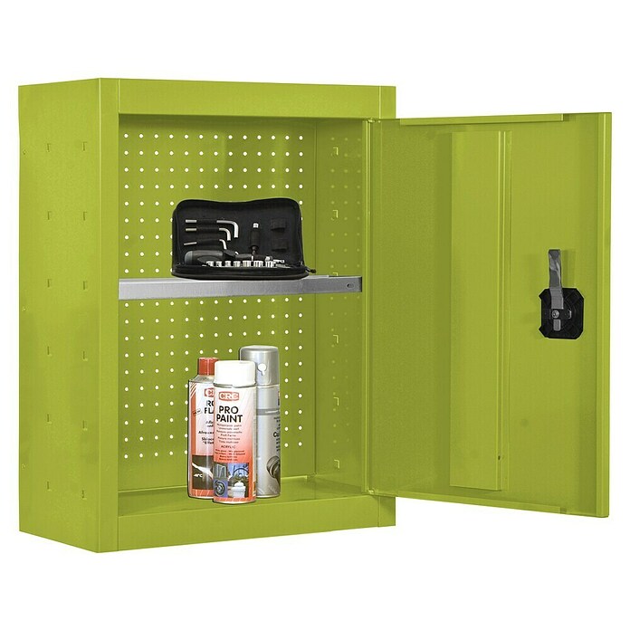 Simonrack Simonwork Armario para herramientas Cabinet Tools Shelf (L x An: 27,5 x 50 cm, Altura de trabajo: 65 cm, Verde, Desmontado) | BAUHAUS