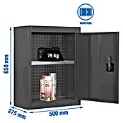 Simonrack Simonwork Armario para herramientas Cabinet Tools Shelf (L x An: 27,5 x 50 cm, Altura de trabajo: 65 cm, Antracita, Completamente montado) | BAUHAUS