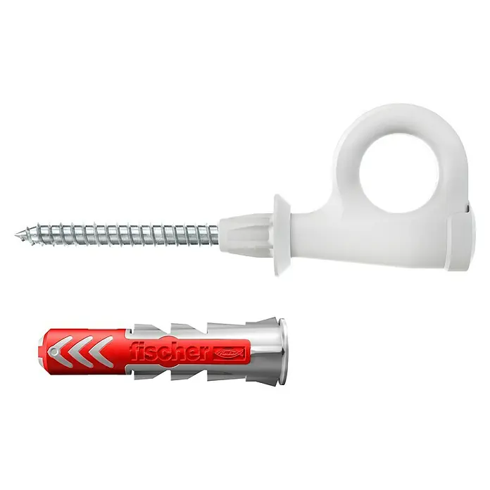 Fischer Duopower Eisengewindeöse EasyHook LoopDurchmesser Dübel: 8 mm, Länge Dübel: 40 mm - Linke Seitenansicht