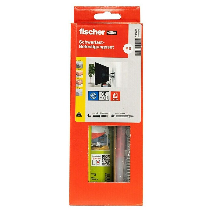 Fischer Schwerlast-Befestigungsset M8