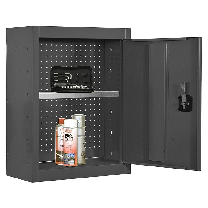 Simonrack Simonwork Armario para herramientas Cabinet Tools Shelf (L x An: 27,5 x 50 cm, Altura de trabajo: 65 cm, Antracita, Completamente montado) | BAUHAUS