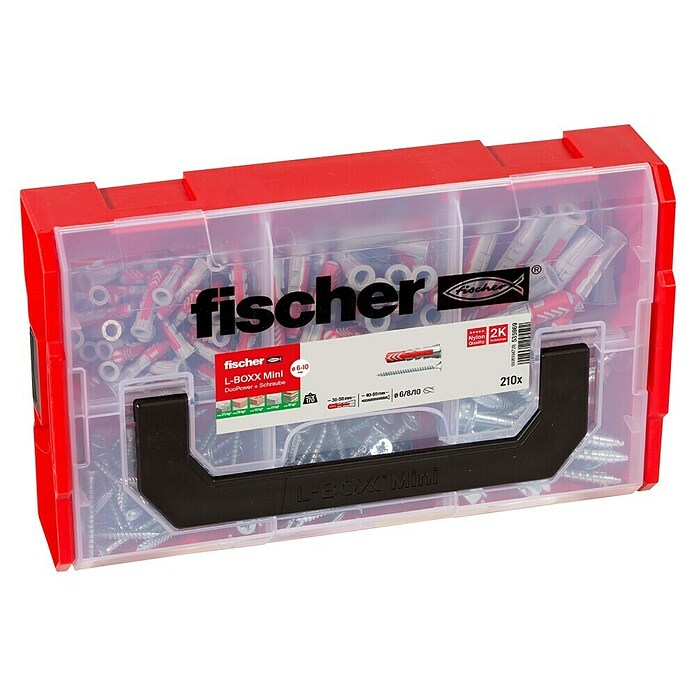 Fischer Duopower Universaldübel-Set Fixtainer mit Schrauben (210 -tlg.) | BAUHAUS