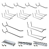 Simonrack Simonwork Kit de accesorios (17 pzs., Específico para: Paneles perforados) | BAUHAUS