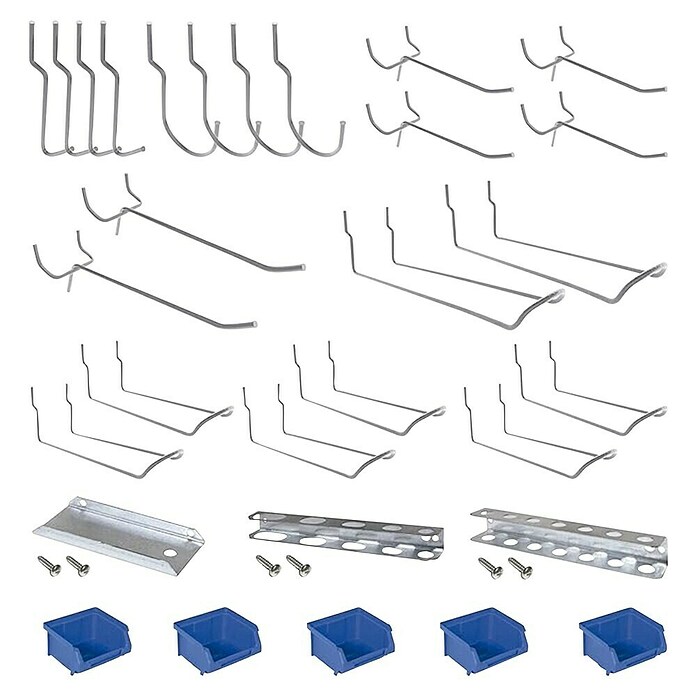 Simonrack Simonwork Kit de accesorios (30 pzs., Específico para: Paneles perforados) | BAUHAUS