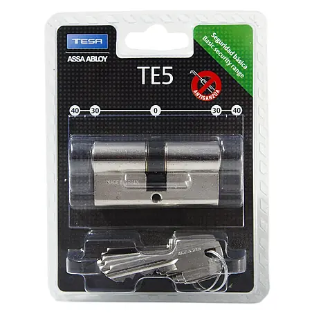 Tesa Assa Abloy  Cilindro de perfil T5 Leva corta