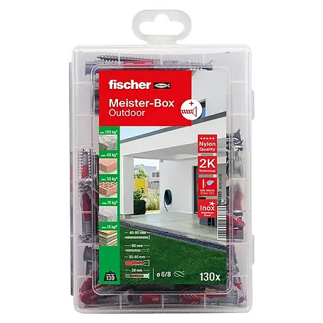Fischer  Schrauben- & Dübel-Set Praktische Helfer Outdoor & Feuchtraum