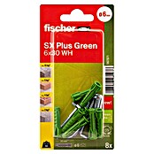 Fischer Spreizdübel-Set SX Green WH K (Ø x L: 6 x 30 mm, Winkelhaken, 8 Stk.)